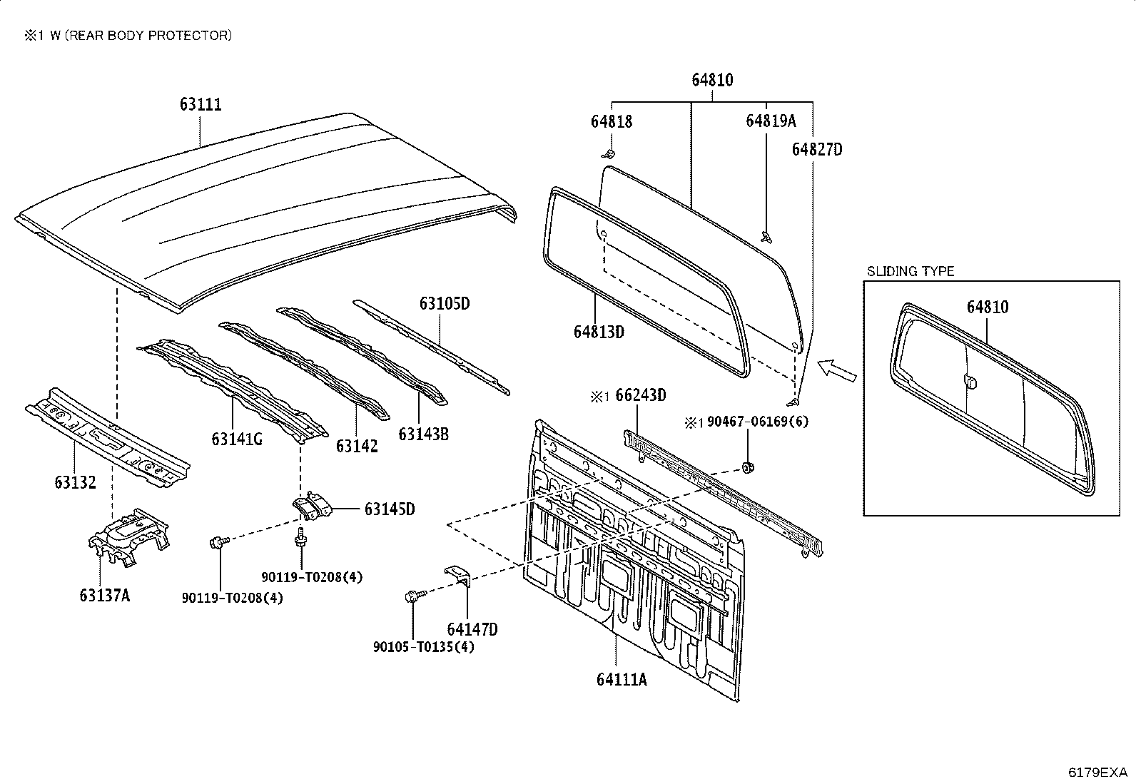 64101-KK210 PANEL, BACK product image