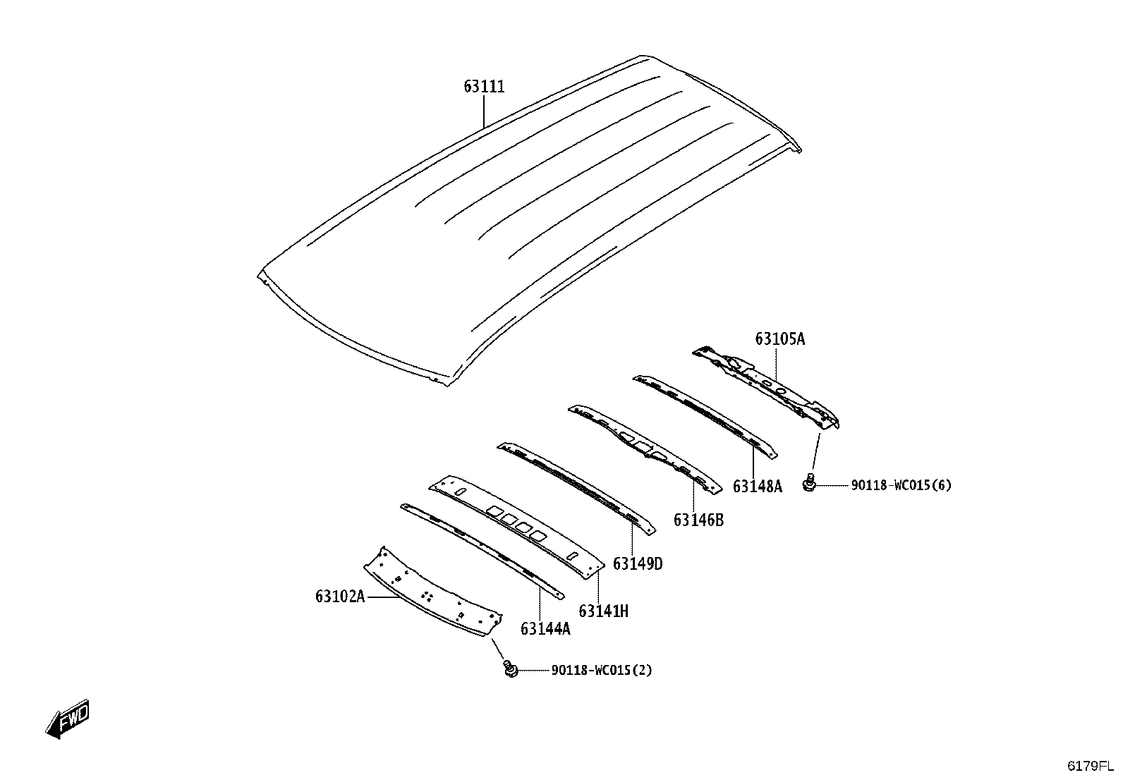 63146-WC010 FRAME SUB-ASSY, BACK DOOR OPENING product image