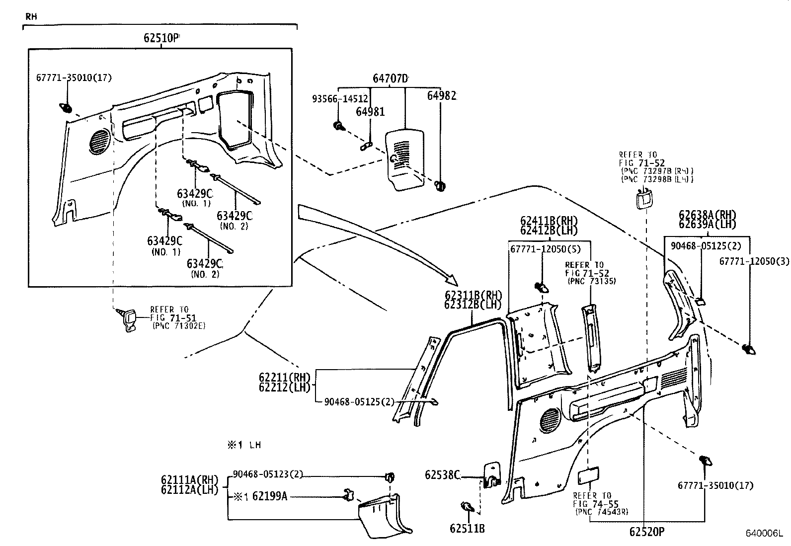 63429-60010 BAND, ROOM RACK product image