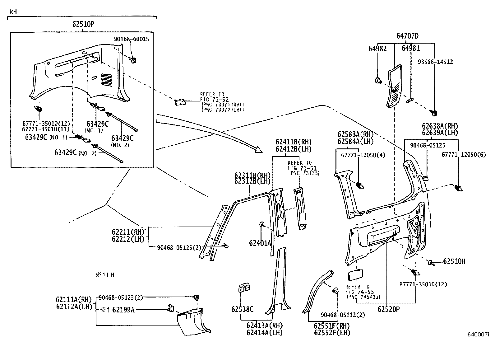 63429-60010 BAND, ROOM RACK product image