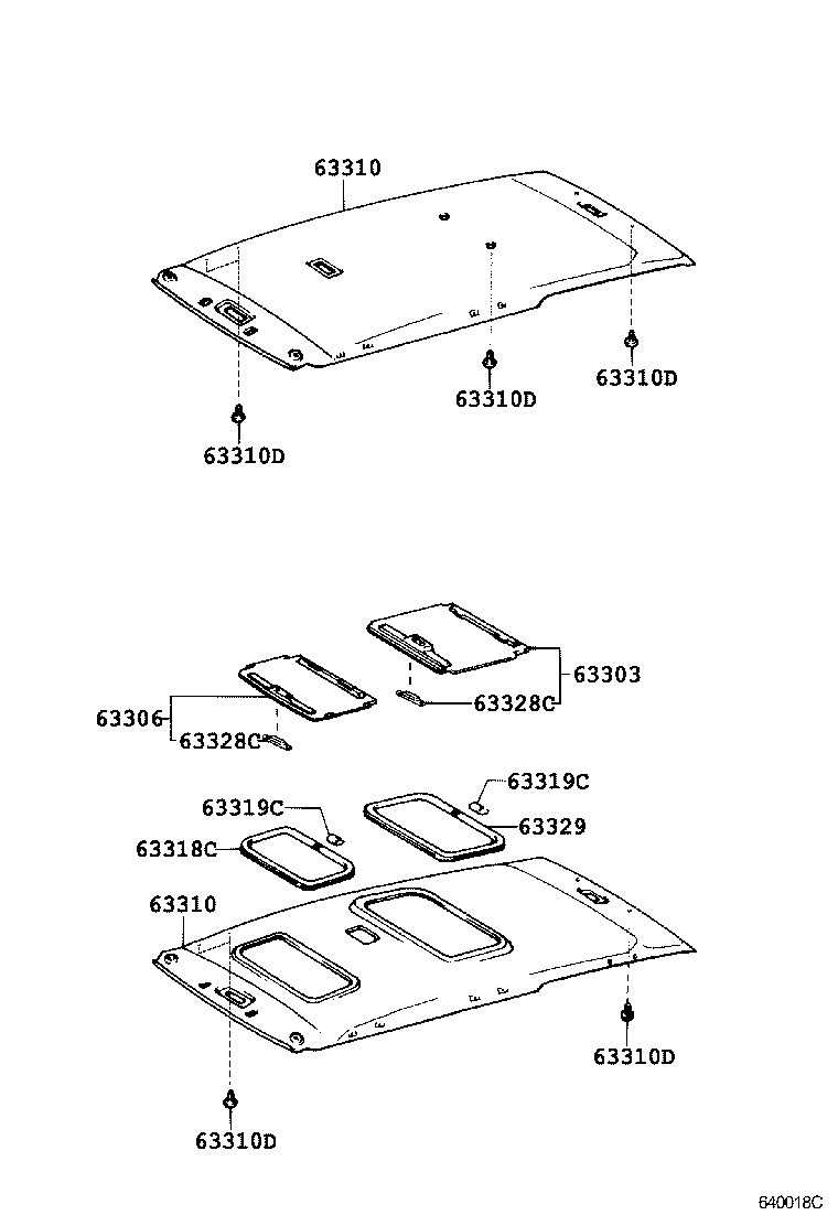 63306-44010-A0 TRIM SUB-ASSY, SUNSHADE product image