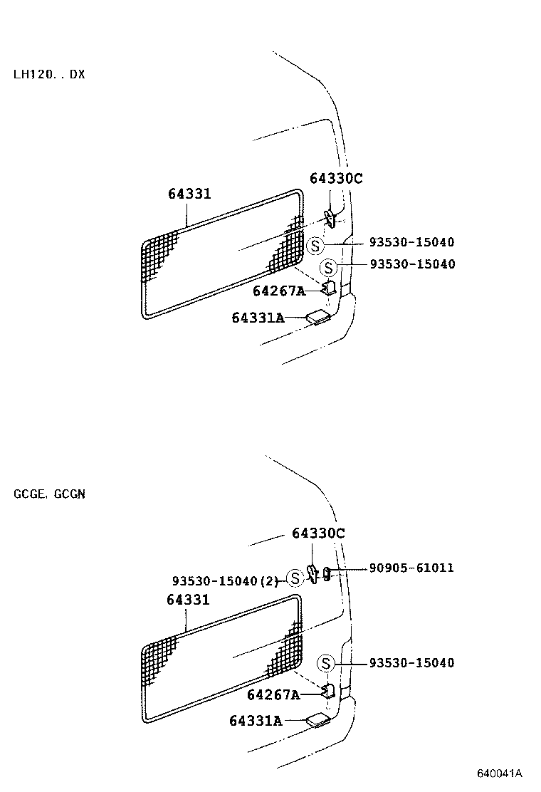 74348-12010-12 HOOK(FOR PACKAGE TRAY TRIM PANEL) product image