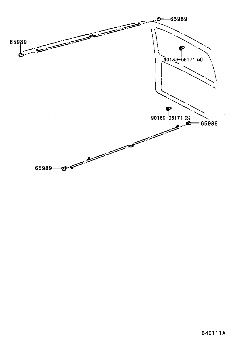 65989-28040 CAP, CURTAIN RAIL product image