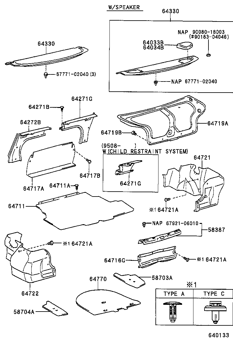 64770-AB030 COVER ASSY, SPARE WHEEL product image