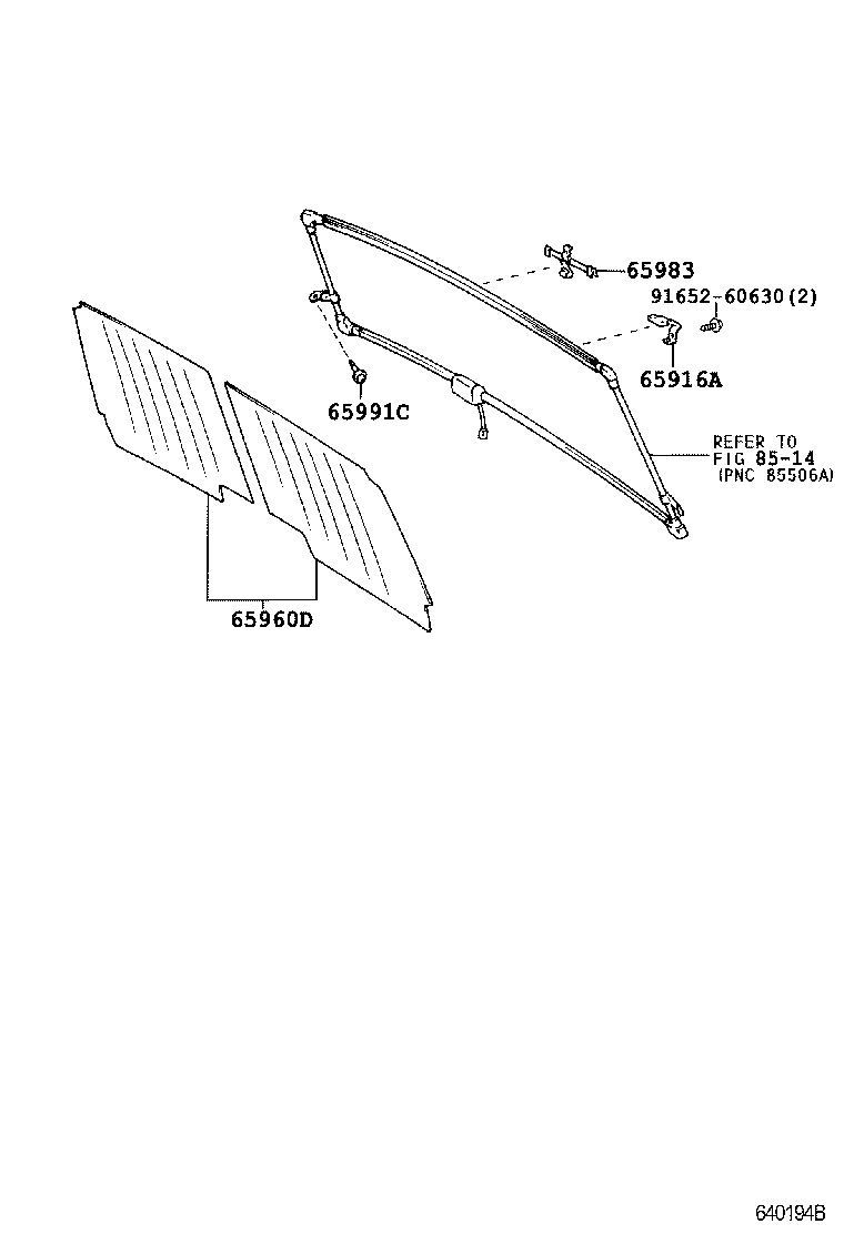 64271-40050 TRIM, ROOM PARTITION product image