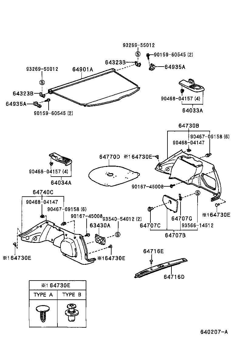 64779-13020 TRAY, SPARE WHEEL COVER product image