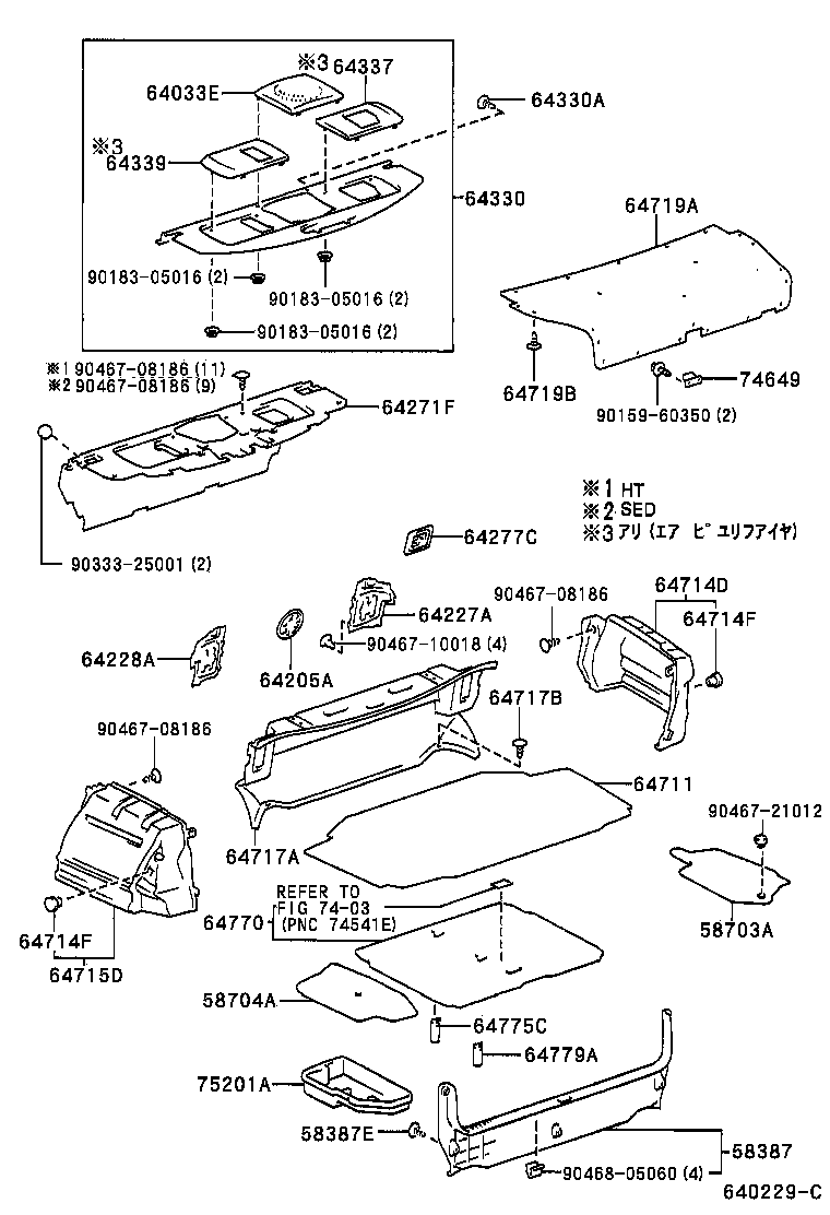 64770-30140 COVER ASSY, SPARE WHEEL product image