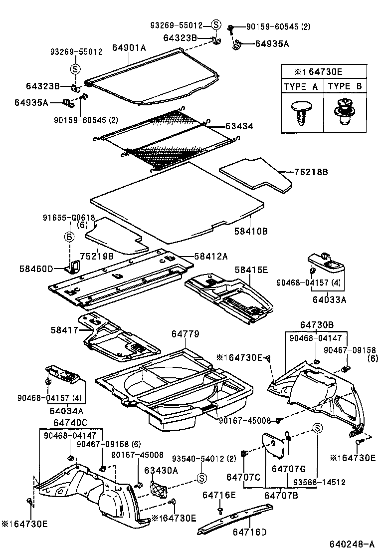 64779-13020 TRAY, SPARE WHEEL COVER product image