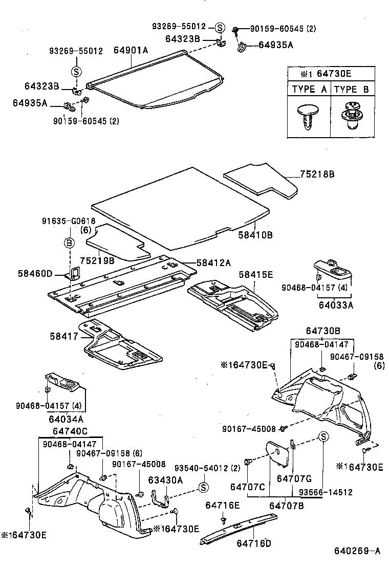 64707-13100-B1 COVER SUB-ASSY, QUARTER TRIM JACK product image