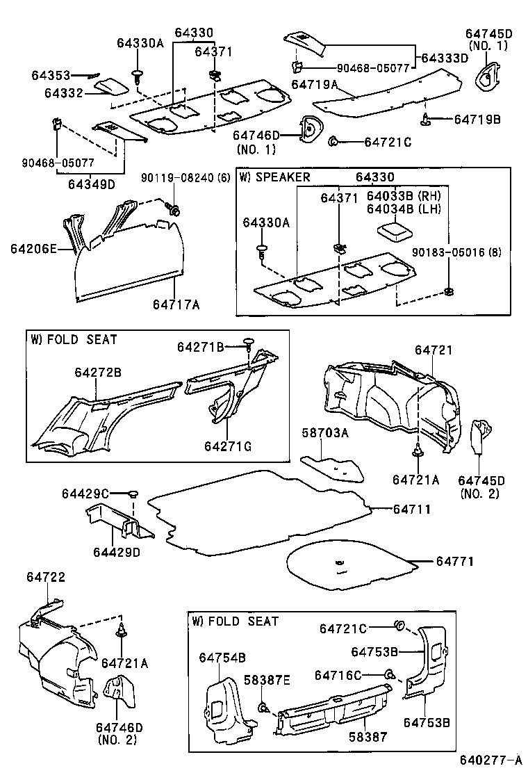 64206-12010 PANEL SUB-ASSY, ROOM PARTITION product image