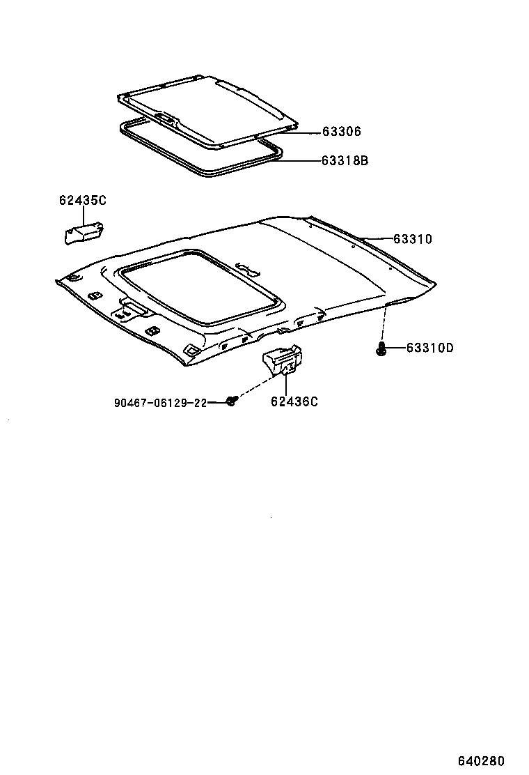 63341-02010 PAD, ROOF SILENCER, NO.2 product image