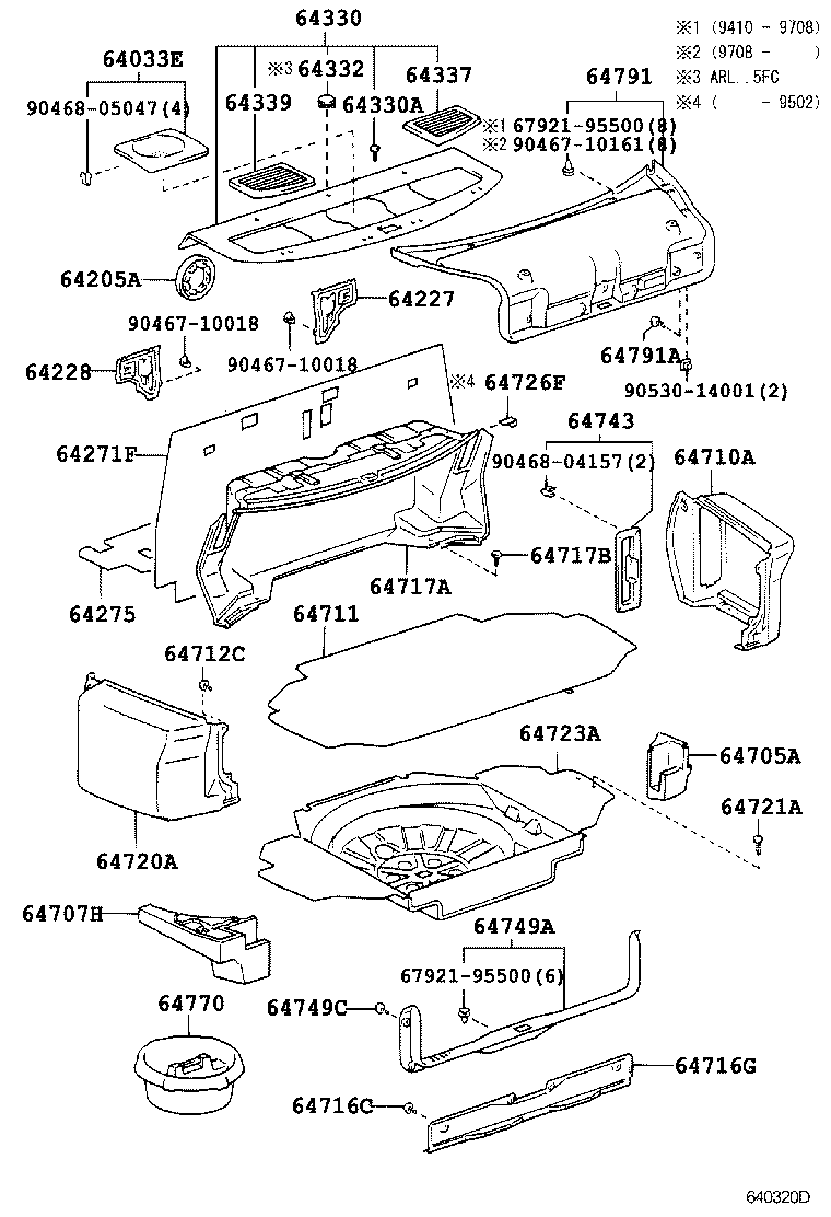 64271-50050 TRIM, ROOM PARTITION product image