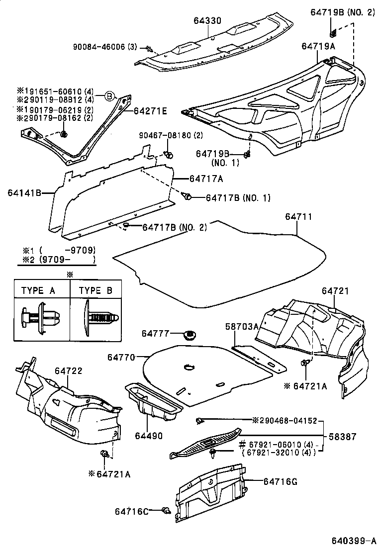 64241-AC010 PANEL, ROOM PARTITION product image