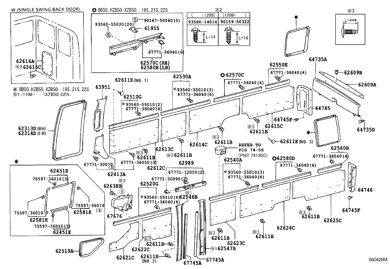 90467-05009 CLIP (FOR ROOF SIDE GARNISH) product image