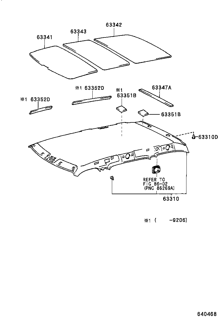 67754-26060-B0 PLUG, HOLE(FOR ROOF HEADLINING ASSY) product image