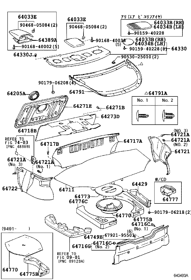 64770-24020 COVER ASSY, SPARE WHEEL product image