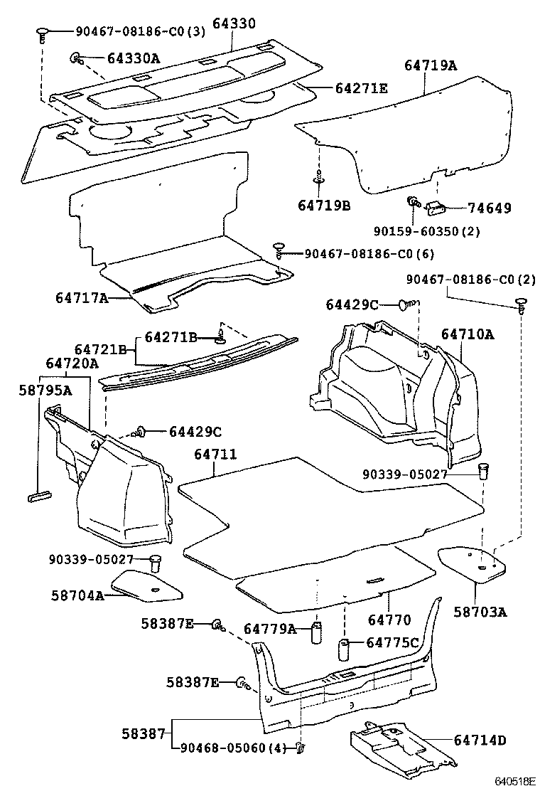58795-35010 TRIM, JACK HOUSE OPENING product image