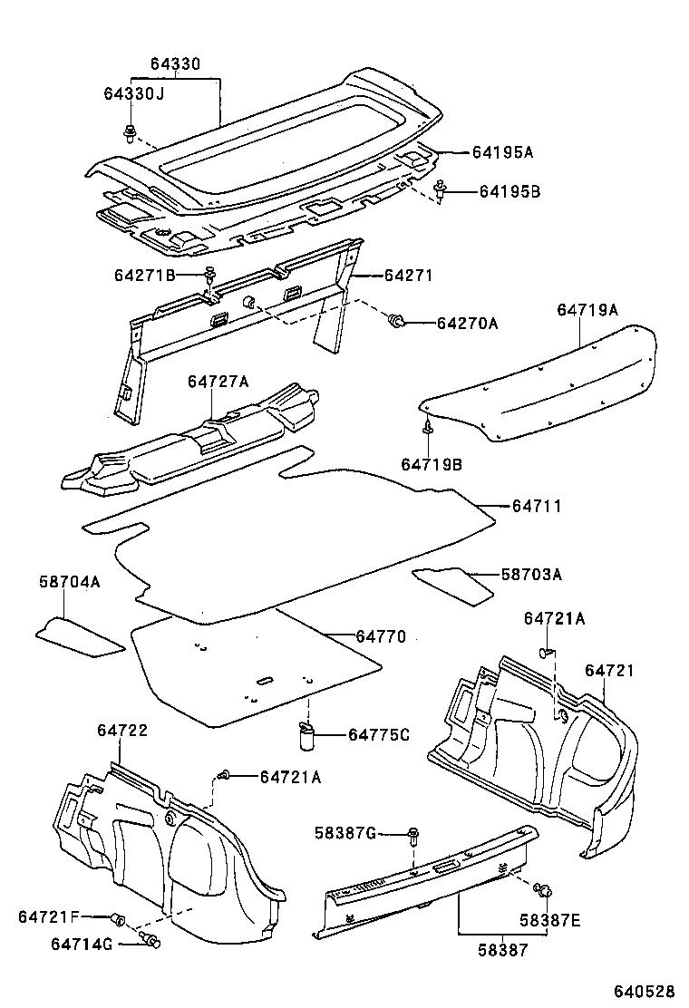 64770-32110 COVER ASSY, SPARE WHEEL product image