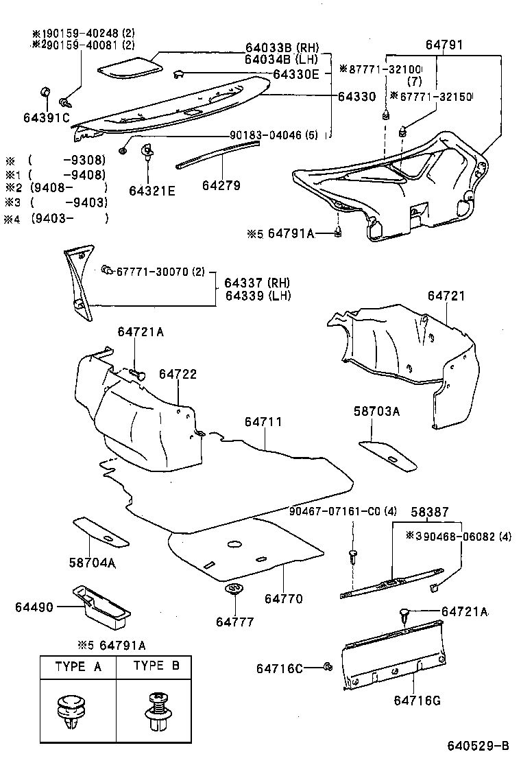 Toyota 58387-33011-C0 PLATE, REAR FLOOR FINISH