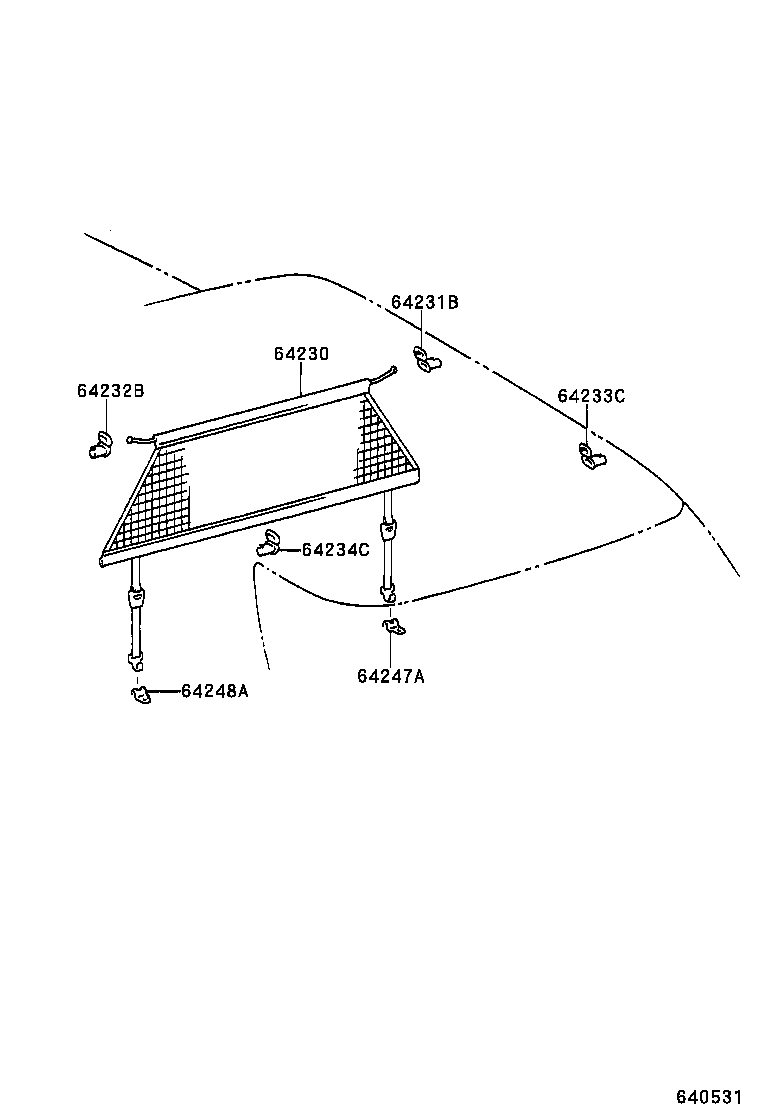 64995-32010 BOX, DECK FLOOR, RH product image