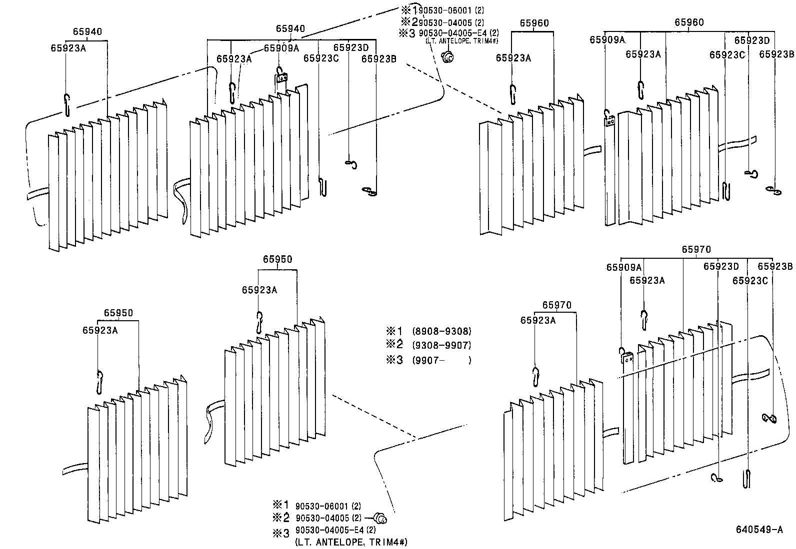 65960-26041-E4 CURTAIN ASSY, SIDE, REAR RH product image