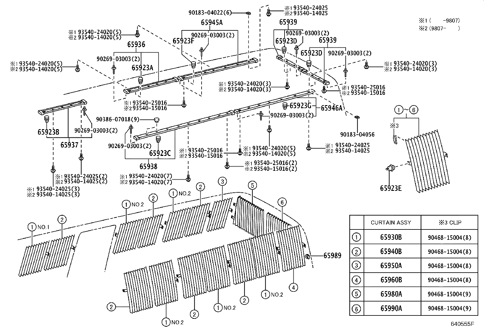 65923-36020 HOOK, CURTAIN product image