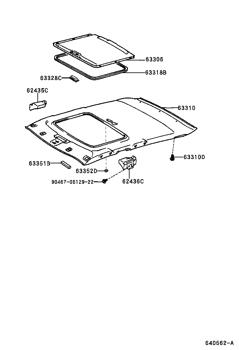 63341-02010 PAD, ROOF SILENCER, NO.2 product image