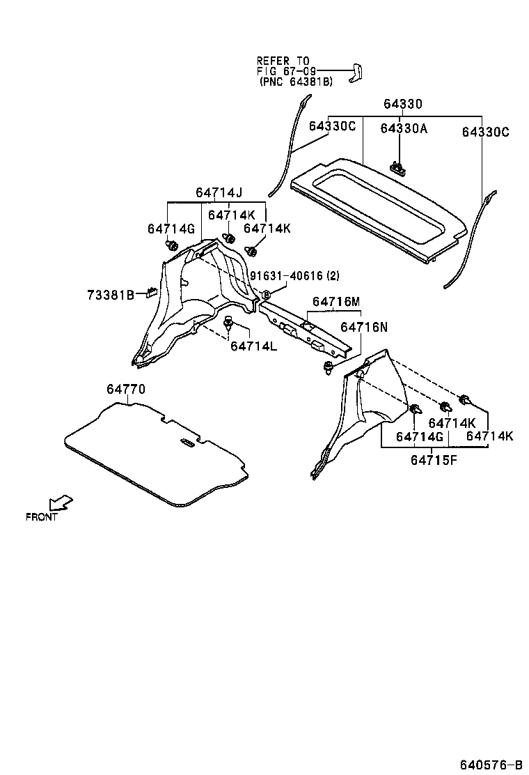 64770-97201 COVER ASSY, SPARE WHEEL product image