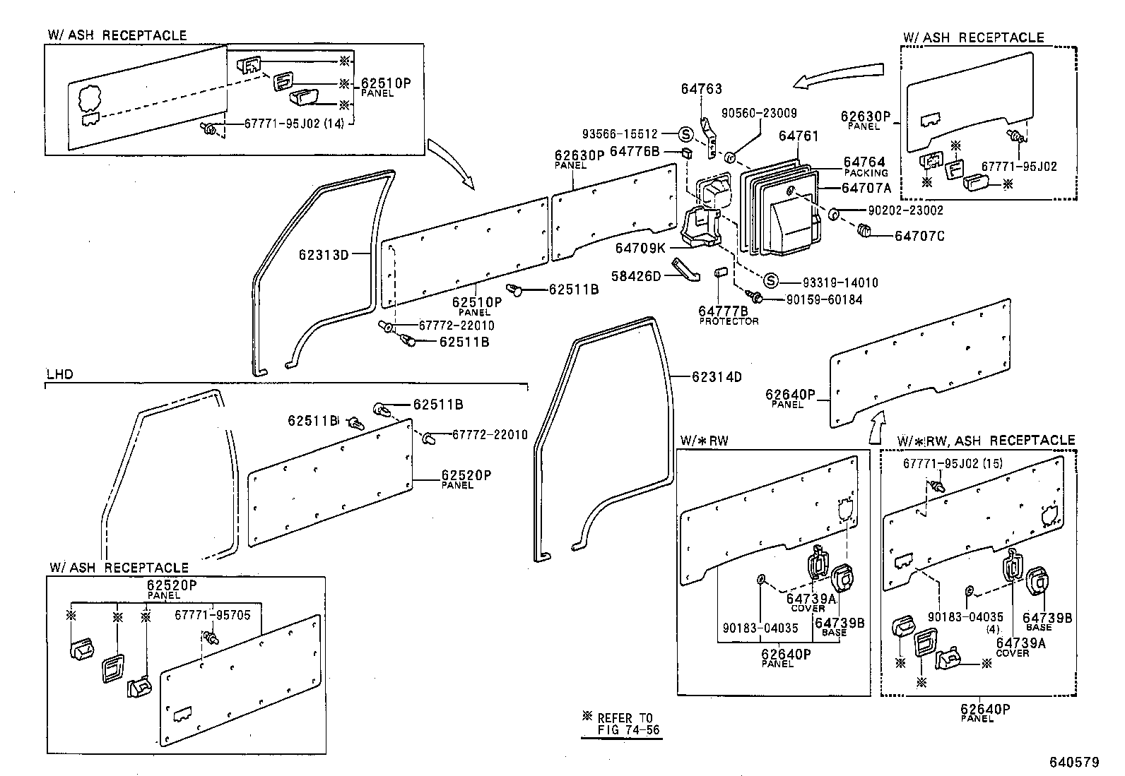 62311-95J02-B0 WEATHERSTRIP, FRONT DOOR OPENING TRIM, RH product image