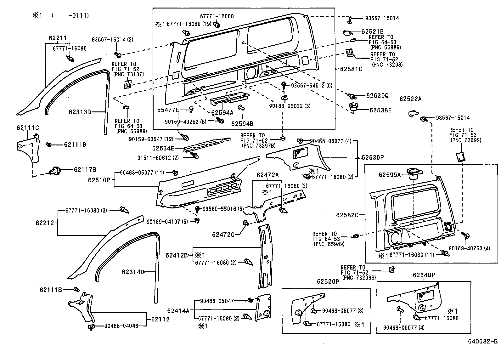 62534-28100 BRACKET, SIDE TRIM, NO.2 product image