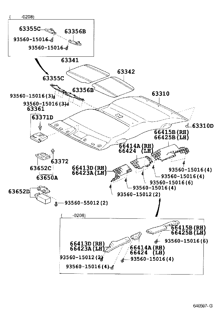 Thumbnail 2 for 63310-0C340-B0