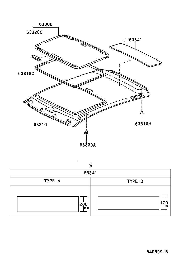 63339-52030-A0 COVER, ROOF HEADLINING SERVICE HOLE product image
