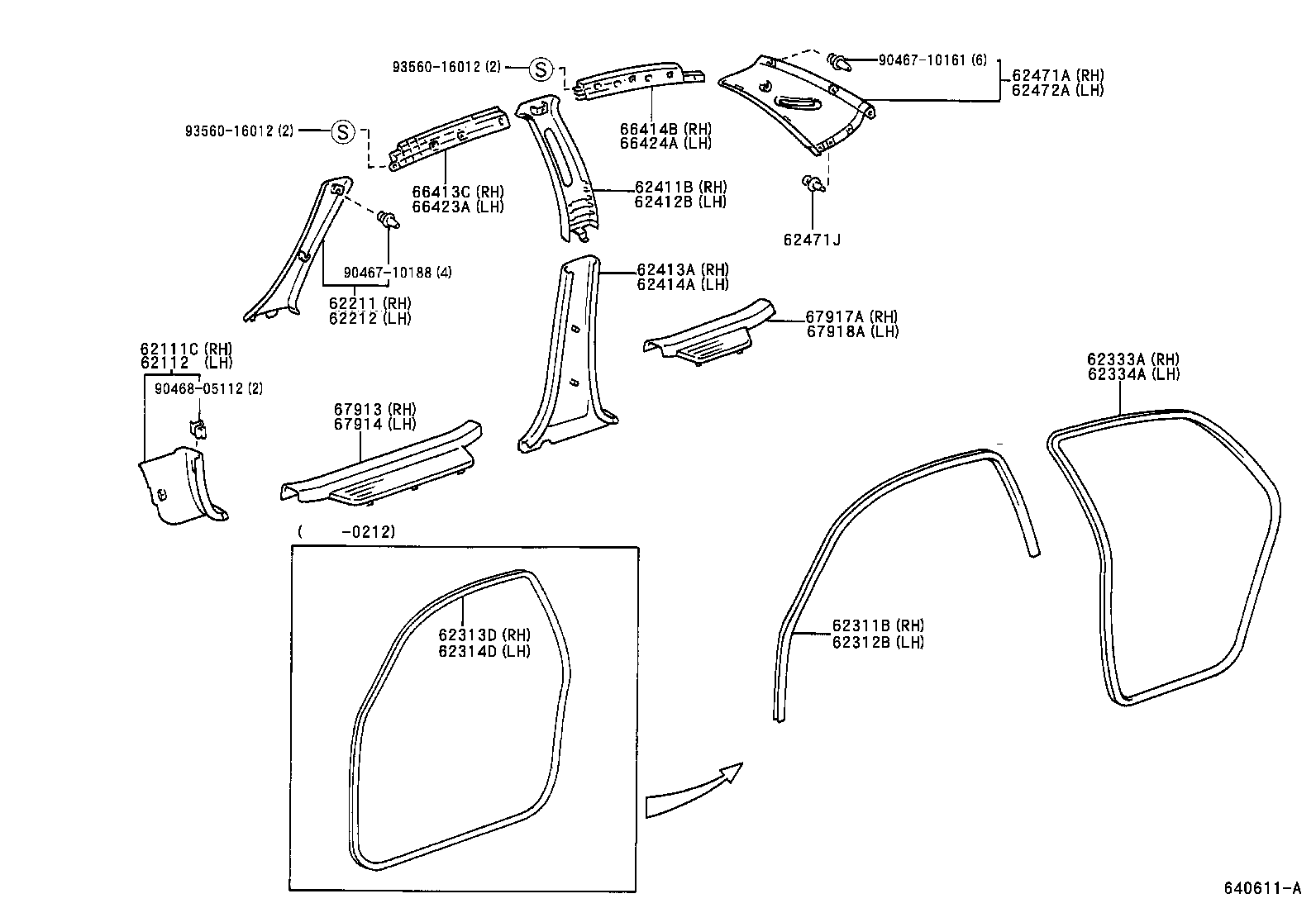 67911-52030-B0 PLATE, FRONT DOOR SCUFF, RH product image