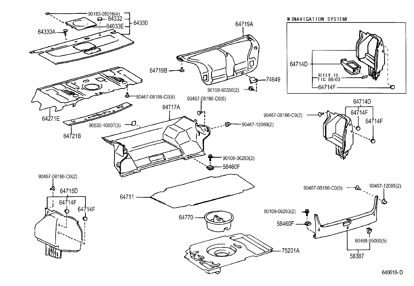 Toyota 58387-30111-C0 PLATE, REAR FLOOR FINISH