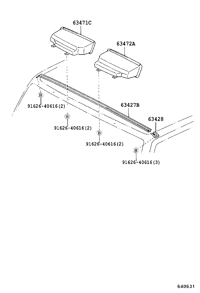 63417-37010 PLATE, ROOM RACK BOARD product image