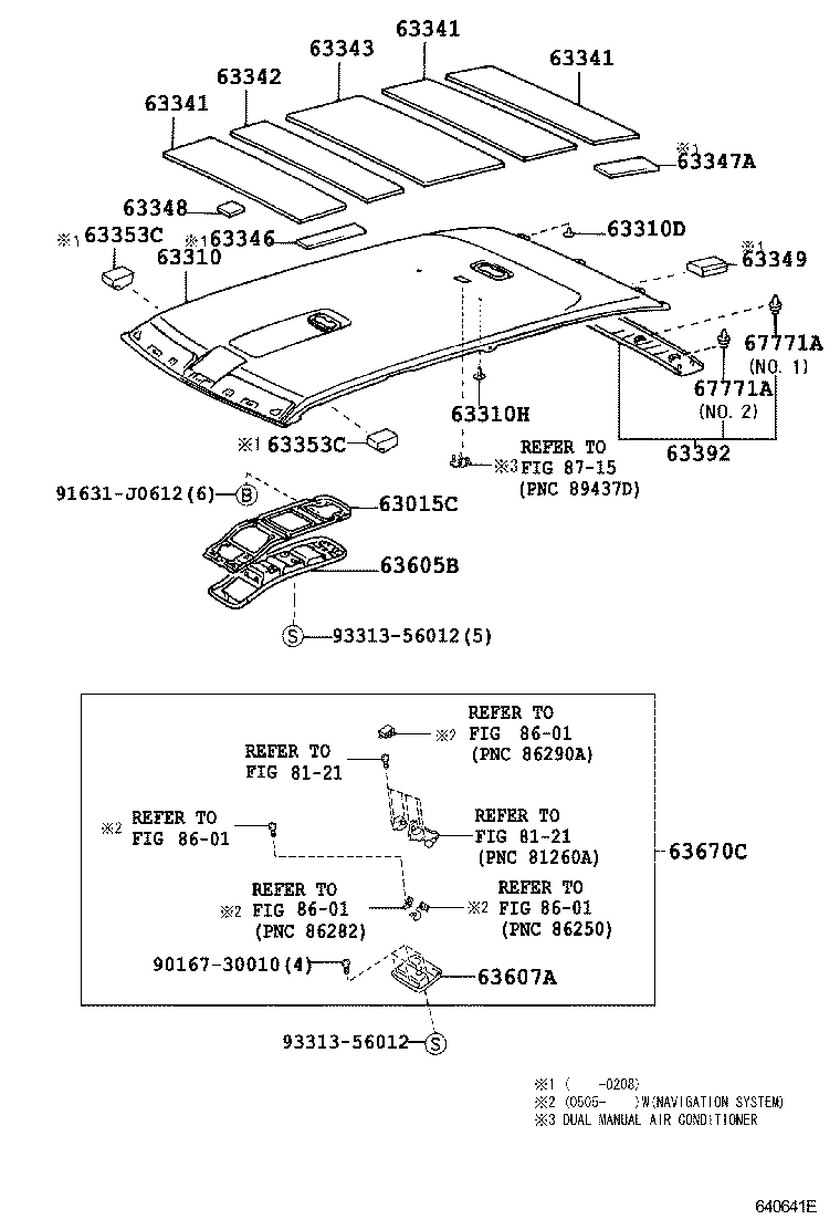 63306-60102-A1 TRIM SUB-ASSY, SUNSHADE product image