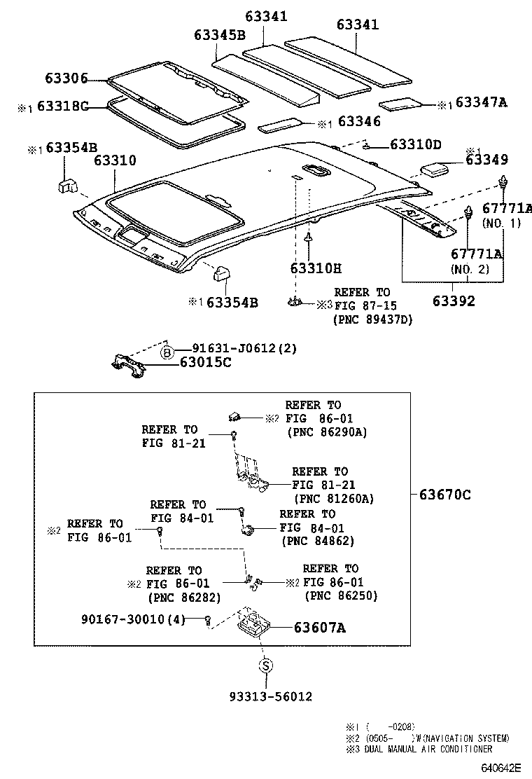 63306-60102-A1 TRIM SUB-ASSY, SUNSHADE product image