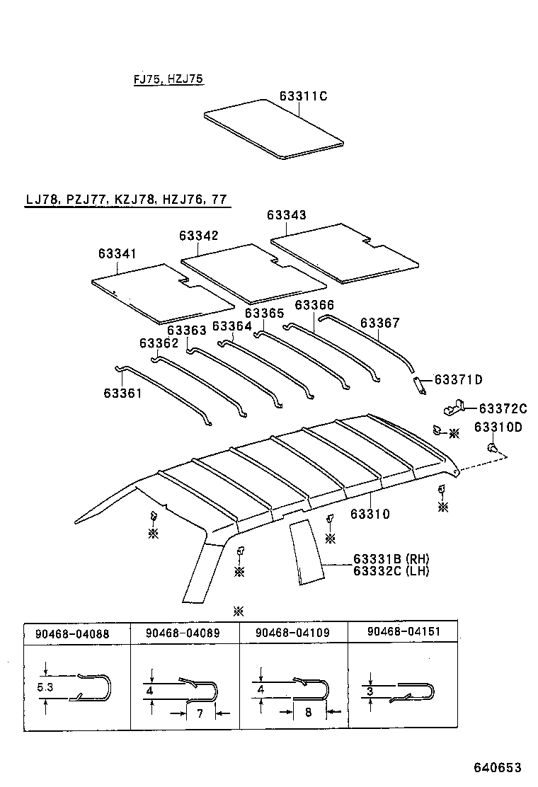 63306-60010-08 TRIM SUB-ASSY, SUNSHADE product image