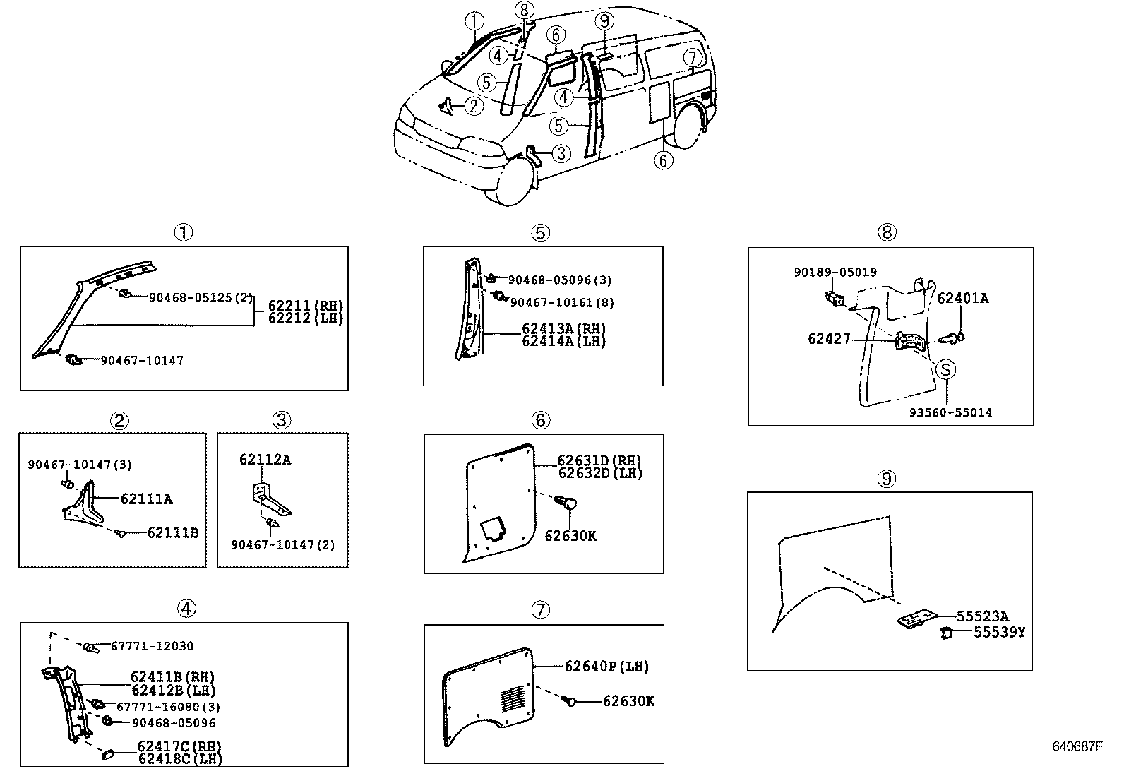 90530-06009-E4 FASTENER, HOOK product image
