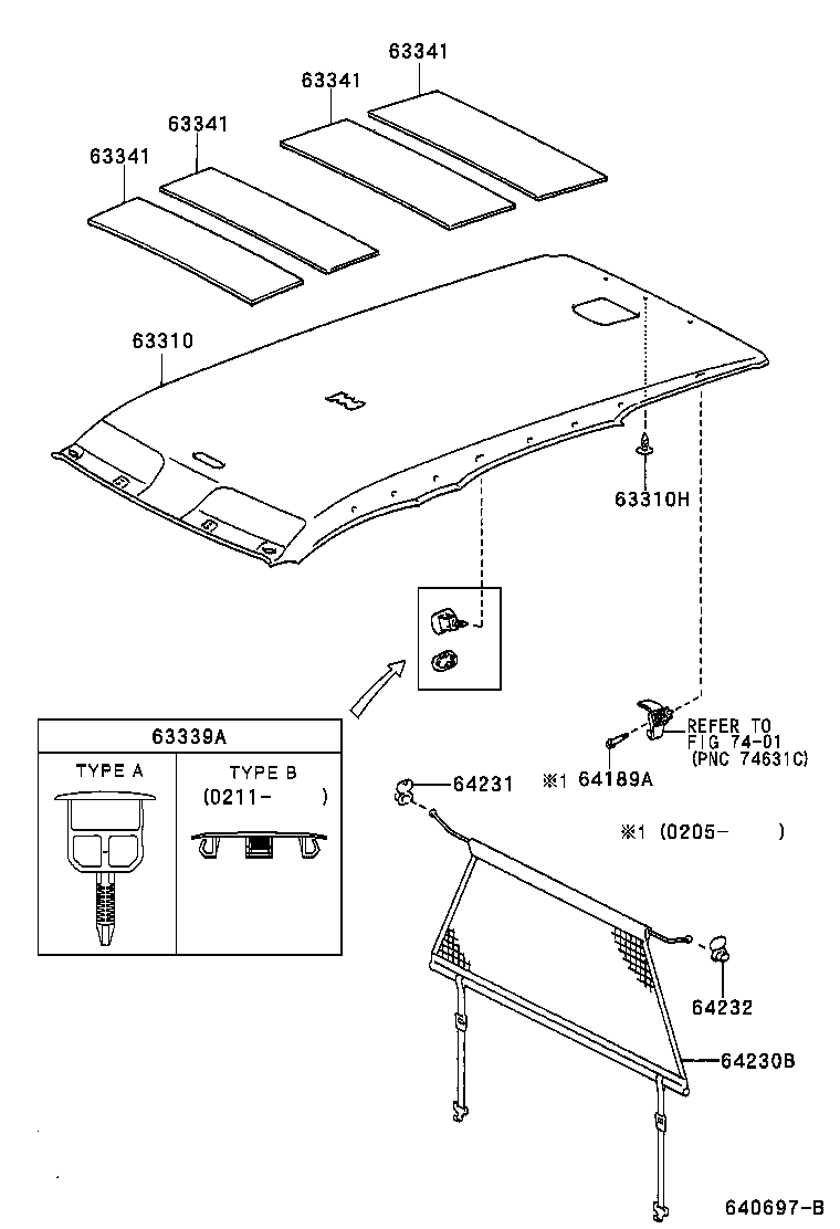 64189-52040 BOLT, REAR BODY MOUNTING product image