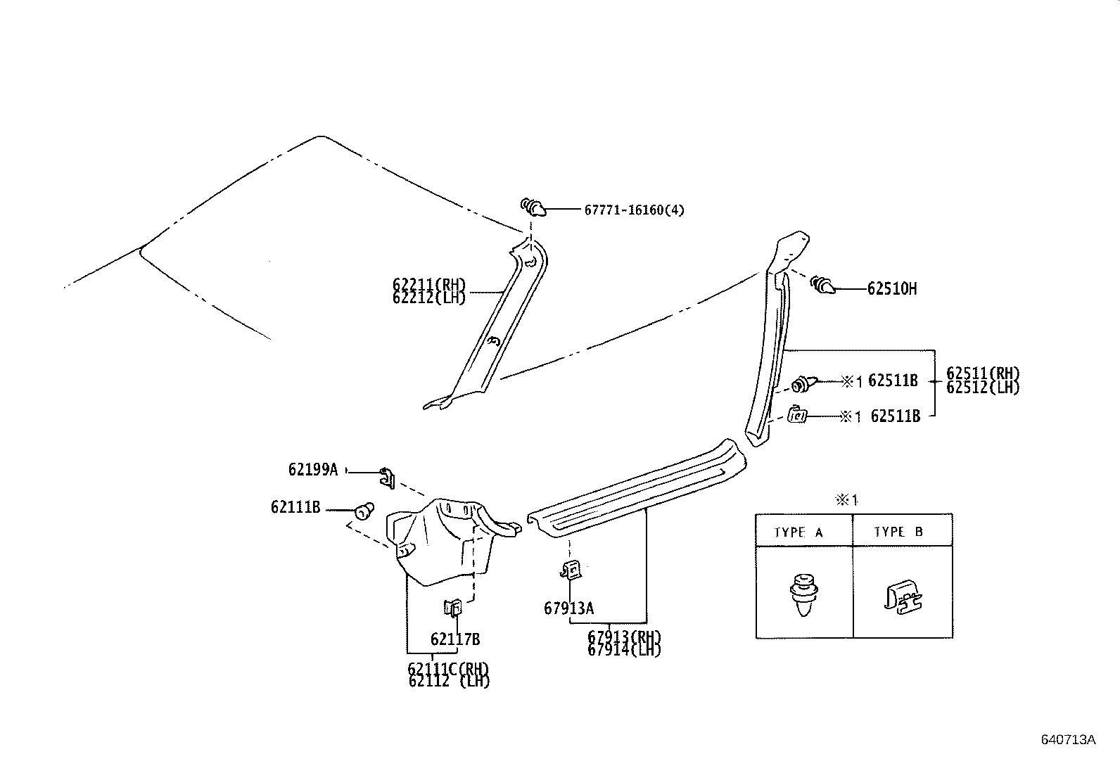 67914-17090-C0 PLATE, FRONT DOOR SCUFF, LH product image