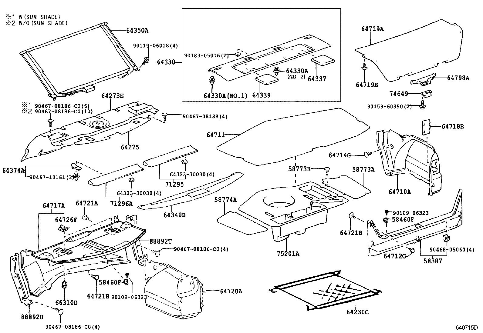 64273-30040 PAD, ROOM PARTITION product image