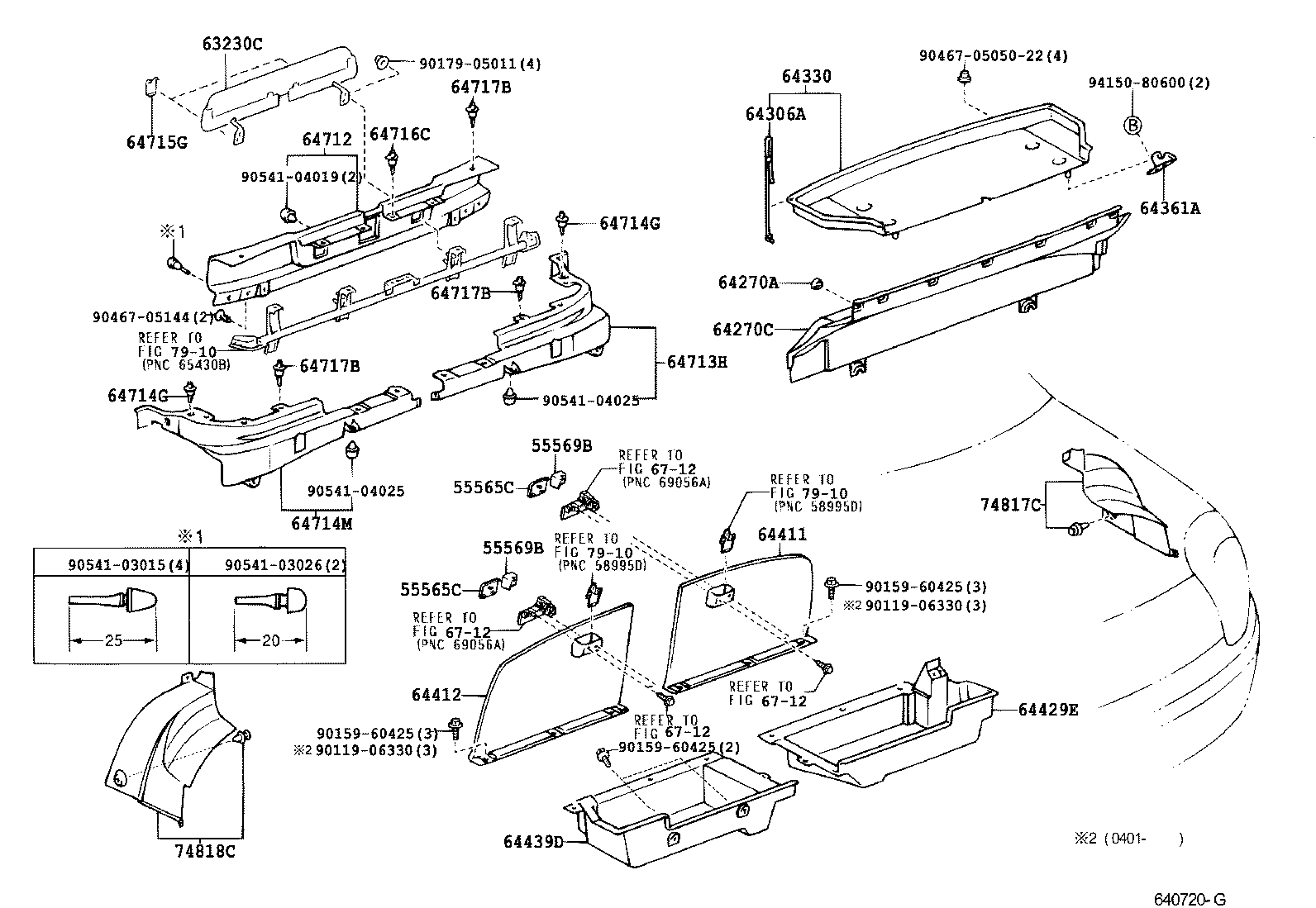 Toyota 64330-17010 PANEL ASSY, PACKAGE TRAY TRIM