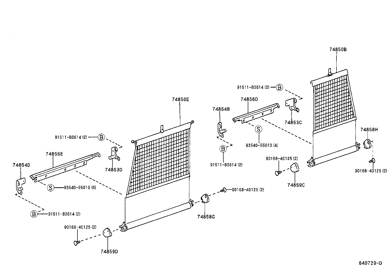 64733-31010 PAD, DECK TRIM SIDE, NO.1 product image