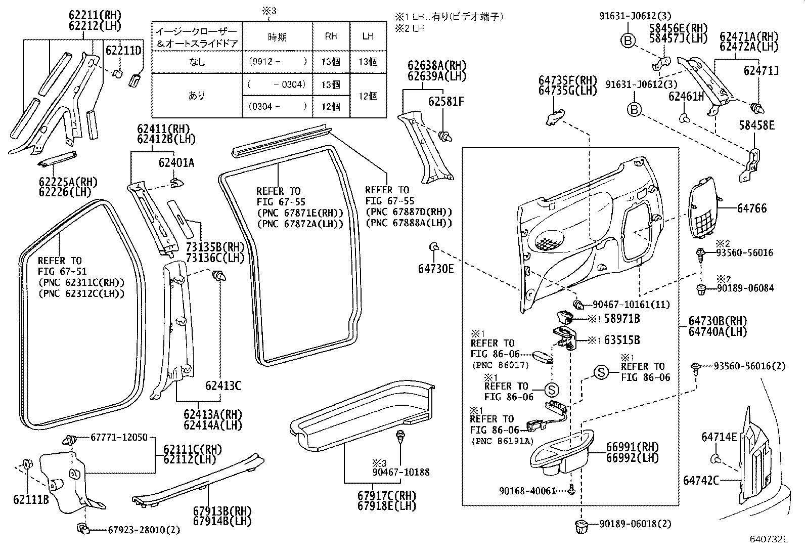 64730-28040-B2 PANEL ASSY, DECK TRIM SIDE, RH product image
