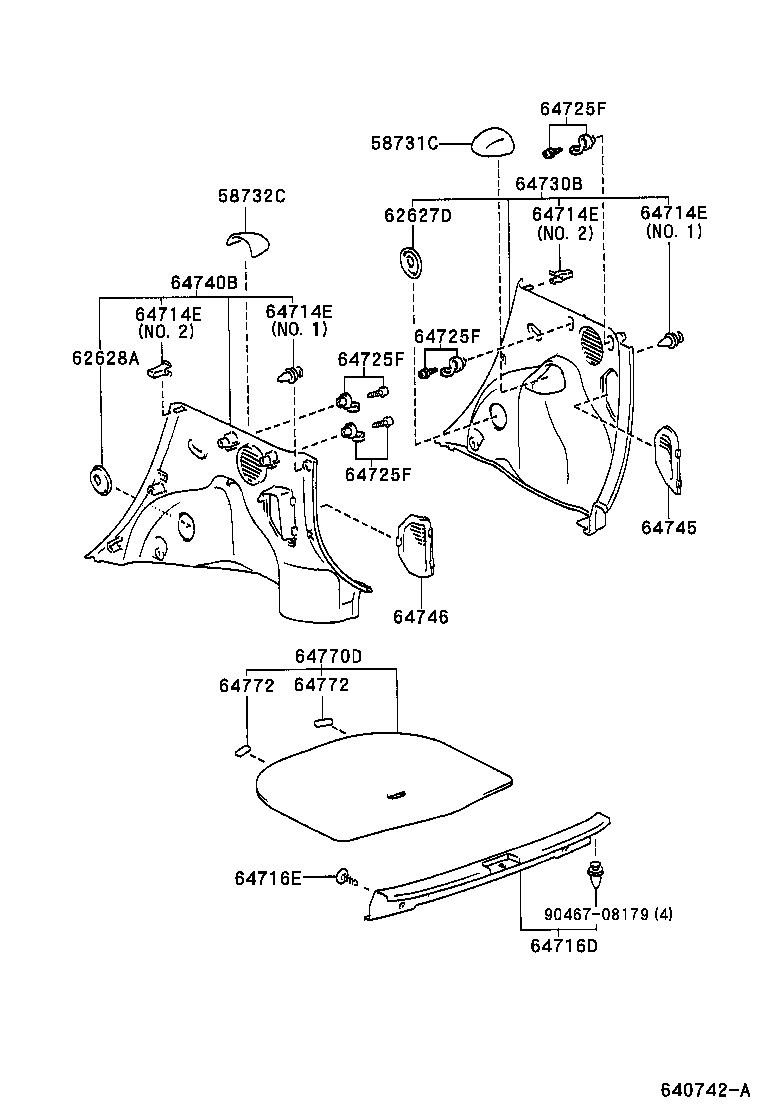 58581-52010 BOARD, DECK, NO.1 product image