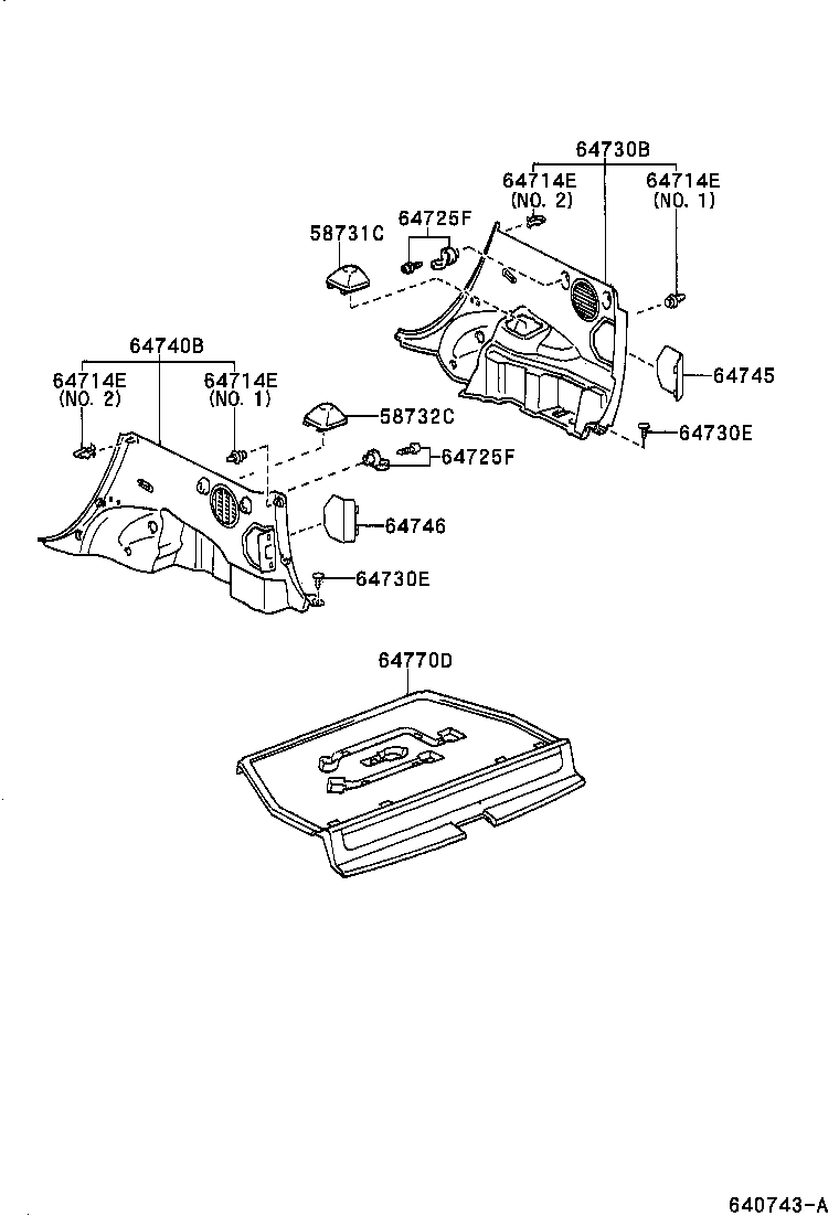 58581-52010 BOARD, DECK, NO.1 product image