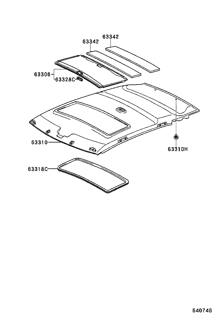 66414-52040 SPACER, SIDE RAIL, REAR RH product image