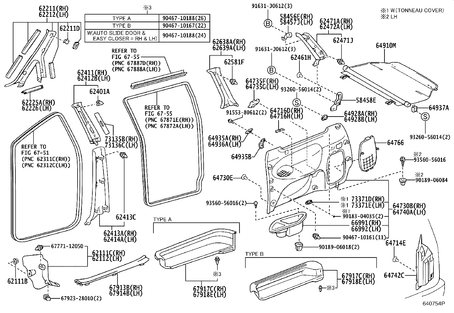 58457-28010 BRACKET, REAR GARNISH, NO.1 LH product image
