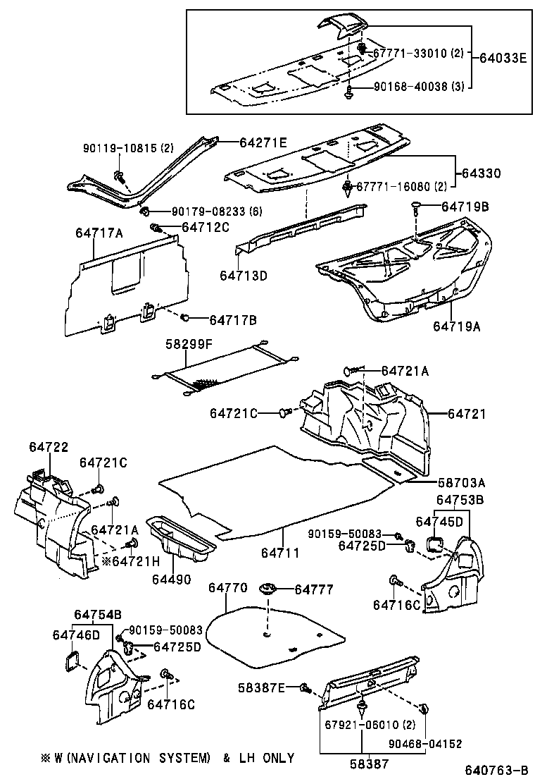 64770-07010 COVER ASSY, SPARE WHEEL product image